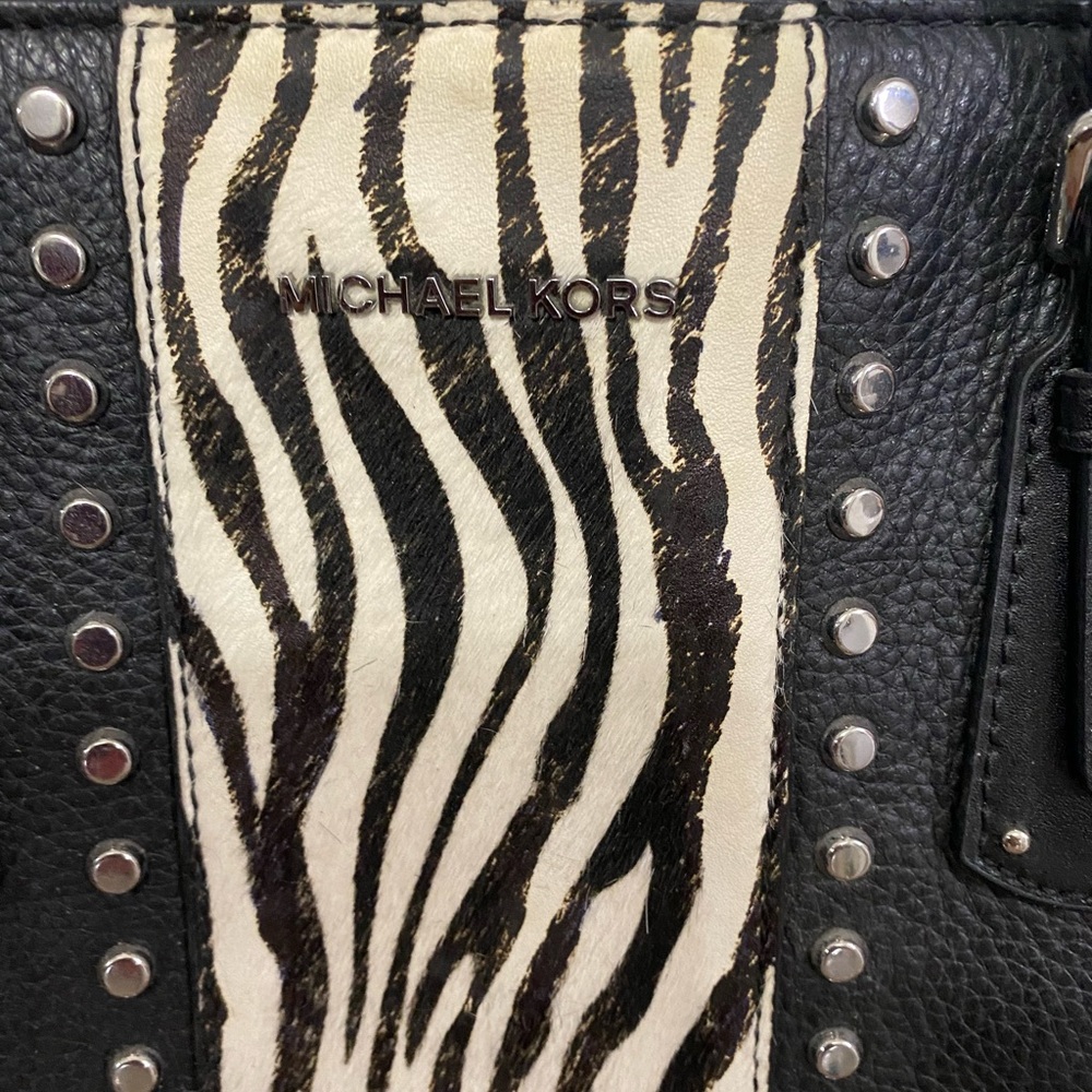 MK zebra print purse - gently used